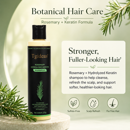 Tgideas® Rosemary Shampoo | Hair Growth & Anti-Dandruff Scalp Treatment
